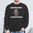 Guck Mich Nicht In Diesem Ton An Eule Slogan Fun Sweatshirt Geschenke für alte Männer