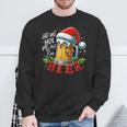 Ho Ho Hol Mir Mal Ein Bier Christmas Sweatshirt Geschenke für alte Männer