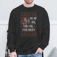 Ho Ho Hol Mir Mal Ein Bier Christmas Sweatshirt Geschenke für alte Männer