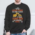 Ich Trinke Bier Underbrenne Diesel Sweatshirt Geschenke für alte Männer