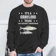 Ist So Ein Äsche Ding Lustiger Spruch Äschen Sweatshirt Geschenke für alte Männer