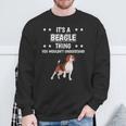 Ist So Ein Beagle Ding Lustiger Spruch Beagle Sweatshirt Geschenke für alte Männer