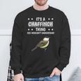 Ist So Ein Buchfink Ding Lustiger Spruch Buchfinke Sweatshirt Geschenke für alte Männer