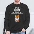 Ist So Ein Corgi Ding Lustiger Spruch Corgis Sweatshirt Geschenke für alte Männer