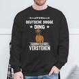 Ist So Ein Deutsche Dogge Ding Ist So Ein Deutsche Sweatshirt Geschenke für alte Männer