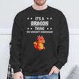 Ist So Ein Drache Ding Saying Dragon Sweatshirt Geschenke für alte Männer