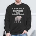 Ist So Ein Elefant Ding Lustiger Spruch Elefanten Sweatshirt Geschenke für alte Männer