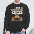 Ist So Ein Schäferhund Ding Deutscher Schäferhund Sweatshirt Geschenke für alte Männer