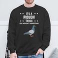 Ist So Ein Taube Ding Lustiger Spruch Tauben Sweatshirt Geschenke für alte Männer