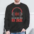 Kann Dich Nicht Hören Ich Zocke Gamer Gamer Gamer Boys' Sweatshirt Geschenke für alte Männer