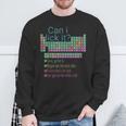 Can I Lick It Periodic Table Of Elements Sweatshirt Gifts for Old Men