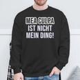 Mea Culpa Ist Nicht Mein Ding Satire S Sweatshirt Geschenke für alte Männer