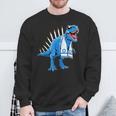 Menorasaurus Rex Menorahsaurus Hannukah Dinosaur Sweatshirt Geschenke für alte Männer