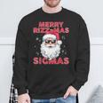 Merry Rizz Mas Sigmas Rizzmas Christmas Rizz Santa Claus Sweatshirt Gifts for Old Men