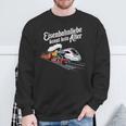 Model Railway Saying Eisenbahn Liebe Damplok Modellbau Sweatshirt Geschenke für alte Männer