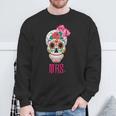 Mrs Sugar -Intage Avec Tête De Mort Dia De Los Muertos Mariée Sweater e Cadeaux pour les vieillards
