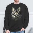 Norwegian Forest Cat Norwegian Cat Skogkatt Forest Cats Sweatshirt Geschenke für alte Männer