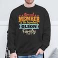 Olson Nachname Olson Sweatshirt Geschenke für alte Männer