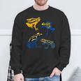 Pfeilgiftfrosch Baumsteigerfrösche Dendrobatidae Blue Cool Sweatshirt Geschenke für alte Männer