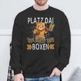 Platz Da Ich Muss Zum Boxing Bear Boxer Sweatshirt Geschenke für alte Männer