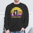 Retro Diskettehs The 80S Never Forget Sweatshirt Geschenke für alte Männer