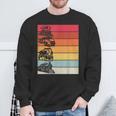 Retrointage Train Driver Sweatshirt Geschenke für alte Männer