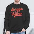 Sargija Iiolina Izvorna Muzika Croatia Bosnia Serbia Sweatshirt Geschenke für alte Männer