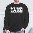 Tang Nachname Team Familie Nachname Tang Sweatshirt Geschenke für alte Männer