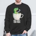 Tea Rex Tearex X Dinosaur Tea Dinosaur Dino Sweatshirt Geschenke für alte Männer