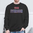 Team Iverson Last Name Proud Family Last Name Sweatshirt Geschenke für alte Männer