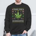 Ugly Christmas Frohe Highnachten Marihuana Weed Geschenk Sweatshirt Geschenke für alte Männer