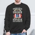 Unterschätze Niemals Einen Unioner Aus Köpenick Football Fans Sweatshirt Geschenke für alte Männer