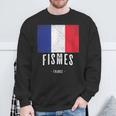 Ville De Fismes France Fr Drapeau Français Sweater e Cadeaux pour les vieillards