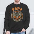 Vintage Biker Papa Motorcycles Biker For Fathers Day Mens Sweatshirt Gifts for Old Men