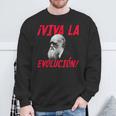 Viva La Evolución Charles Darwin Portrait Boys Sweatshirt Geschenke für alte Männer