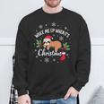 Weck Mich Auf Wenn Weihnachten Ist Christmas Sweatshirt Geschenke für alte Männer