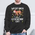 Wecke Mich Wenn Es Geschenke Gibt Christmas Sweatshirt Geschenke für alte Männer