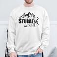 Cool Stubai Tal Statt Dubai Ski Mountains Piste Après-Ski Sweatshirt Geschenke für alte Männer