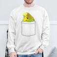 Cute Budgie In Bag Budgie Sweatshirt Geschenke für alte Männer