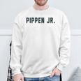 Distressed Team Pippen Jr Last Name Proud Family Gray Sweatshirt Geschenke für alte Männer