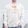 Distressed Teamanrij Proud Family Last Name Sweatshirt Geschenke für alte Männer