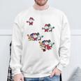 Ein Glühwein Swei Glühwein Wichtel Christmas Long-Sleeved Sweatshirt Geschenke für alte Männer