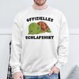 Offizielles Schlaf Schildkröte Turtle Gray S Sweatshirt Geschenke für alte Männer