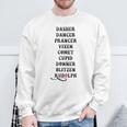 Rudolph And Santa Claus Reindeer Name Christmas Eve Sweatshirt Geschenke für alte Männer