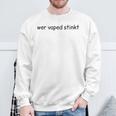 Whoaped Stinkt Lettering Sweatshirt Geschenke für alte Männer