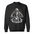 Born To Ride Biker Motorcyclist Slogan Sweatshirt