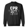 Cpr Rettet Leben Paramedic Emergency Paramedic Profession Sweatshirt