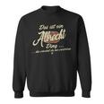 Damen Das Ist Ein Albrecht Ding Lustiges Familie Albrecht Mit-Ausschnitt Sweatshirt