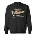 Damen Das Ist Ein Kellermann Ding Lustiges Familie Kellermann Mit-Ausschnitt Sweatshirt