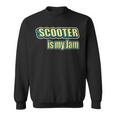 Damen Scooter Rider Scooter Ist Mein Ding Mit-Ausschnitt Sweatshirt